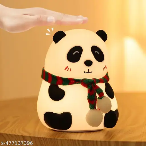 Panda Night Light, Cute Animal Night Lamp,Squishy Silicone Panda Touch Lights Decor,Portable with USB Rechargeable (Panda)gadget